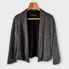 Zara Sequin Cardigan Jacket S