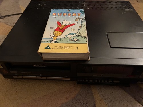 Sony betamax video cassette - betamax,