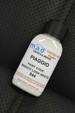 PIAGGIO VESPA BIANCO LUNA WHITE - 544 PAINT TOUCH UP KIT 30ML MOTORBIKE SCOOTER
