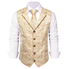 100 Styles Mens Waistcoat Red