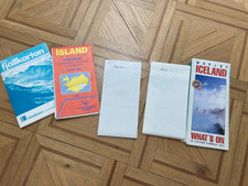 SIX OLD  MAPS OF  ICELAND
