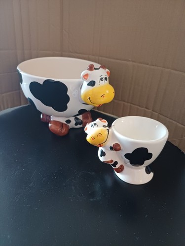 Collectable cow breakfast set - cow,