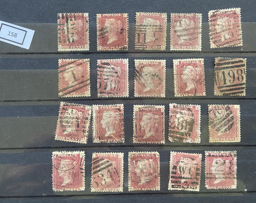 Sg43 sg44 penny red - sg43/sg44.,