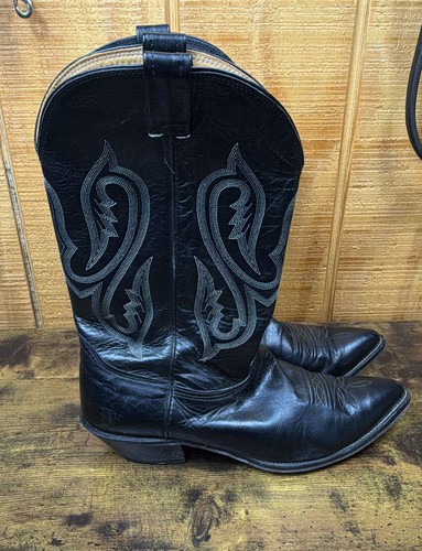 Nocona black leather - nocona,