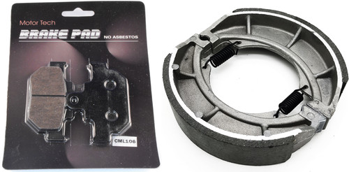 Front brake pads - front, shoes
