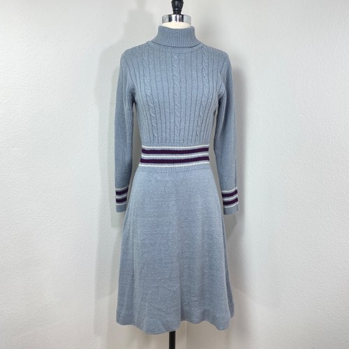 Vintage gray knit line knee - gray,