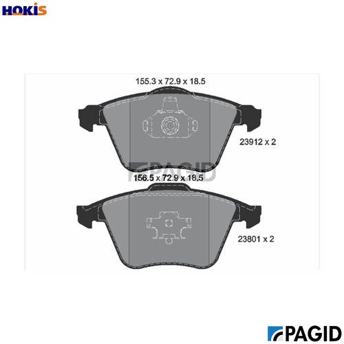 Brake pad set disc - pad,