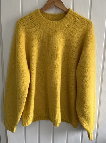Cos yellow oversized alpaca - cos,