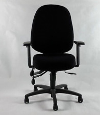 Albion Chairs Uni55SMFA3BSPLP office chair with small seat in black: ex-showroom