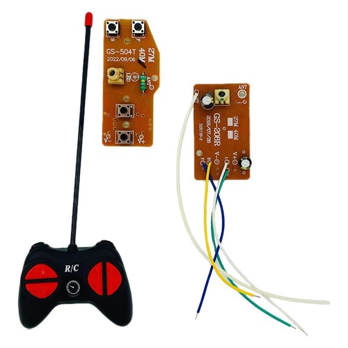 Remote and receiver board - and,