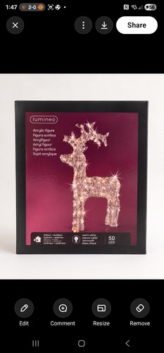 Large christmas reindeer - large, 50