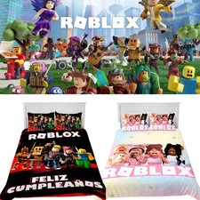 Roblox 3d Print Pattern Bedding Set With Active Dyeing And Quilted Fabric For