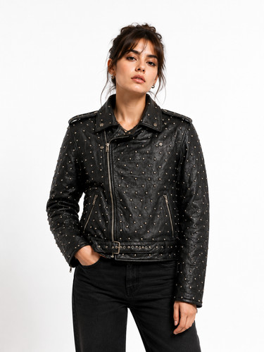 Women real black leather - women,