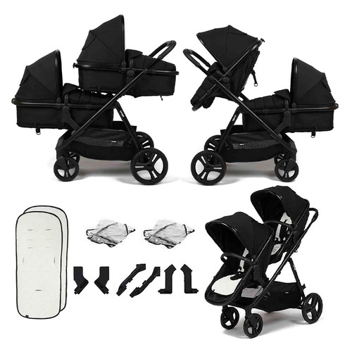 Puggle memphis double pram - puggle, &