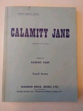 Calamity Jane - Complete Piano Vocal Score