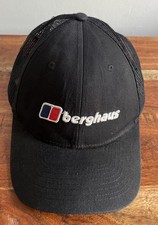 Berghaus Black Adjustable Mesh Cap