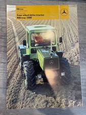 Mercedes-Benze MB-trac 1000 Brochure