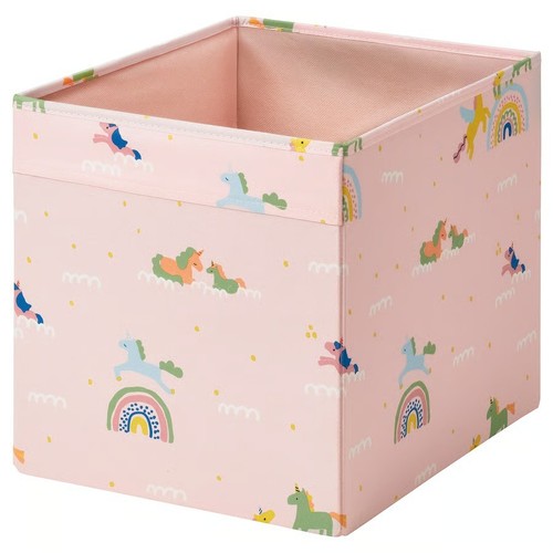 Ikea pink unicorn storage box - pink,