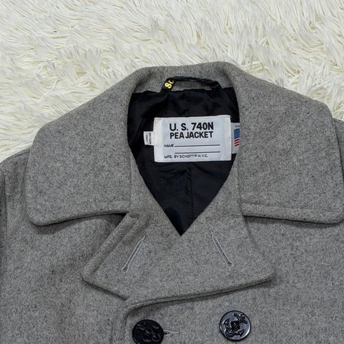 Schott 740n pea coat jacket - schott,