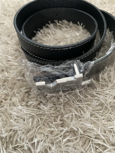Black ysl belt - black,