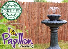 Bark Screening Roll Garden Screen Fence Fencing Panel Natural Wood 5 Heights 4m