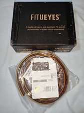 FITUEYES FLOOR CABLE COVER, PREVENT TRIP HAZARDS, SELF-ADHESIVE, NEW BUT OPEN