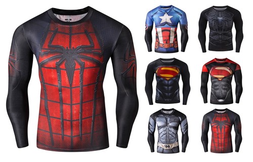 Mens compression superhero top - compression,