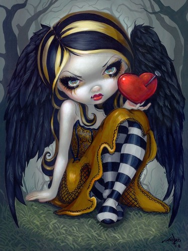Heart nails jasmine - heart, of