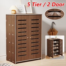 2 Door Wooden Shoe Storage