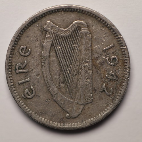 Ireland three pence - 1942, coin