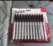 Black sharpie pens permanent - black,