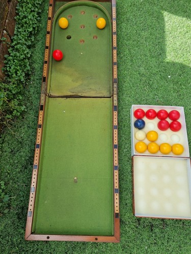 Antique folding bagatelle - folding,