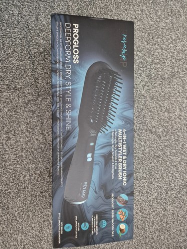 Hair straightening brush used - hair,