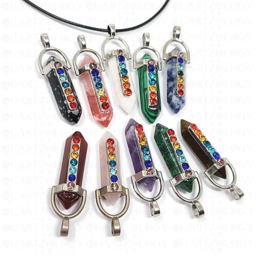 Crystal necklace chakra - crystal,