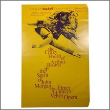 The Crazy World Of Arthur Brown Ealing Technical College 1969 Concert Poster UK