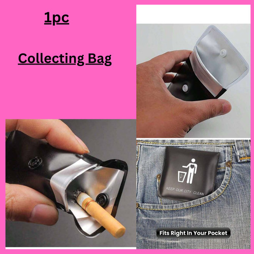 Foil portable ashtray outdoor - foil,