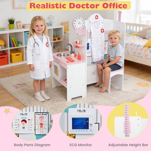 Wooden kids doctor play - kids,