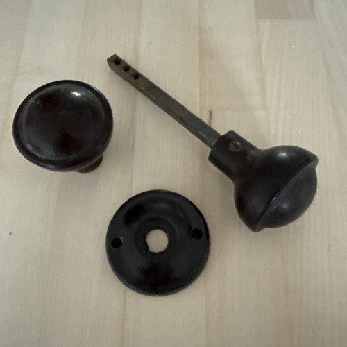 Vintage bakelite door knobs - vintage,