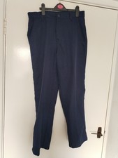 Mens Dunlop Golf Trousers Navy