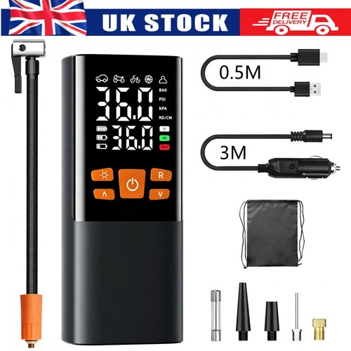 New car tyre inflator cordless - new,