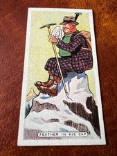 Ardath Cigarette Card, Figures Of Speech 1936, "Feather in his Cap" #18