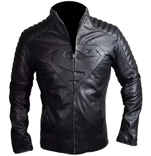 Biker superman jacket men - biker,