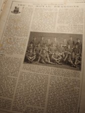 Sk197 Ephemera 1918 WW1 Article The 1st Royal Dragoons Houstoun Sclater Booth 