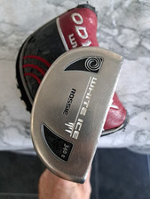 ODYSSEY WHITE ICE ROSSIE PUTTER, RIGHT HANDED, 35" LONG, PLUS HEAD COVER 