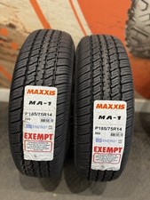 2 x 185/75 R14 Maxxis MA-1 89S