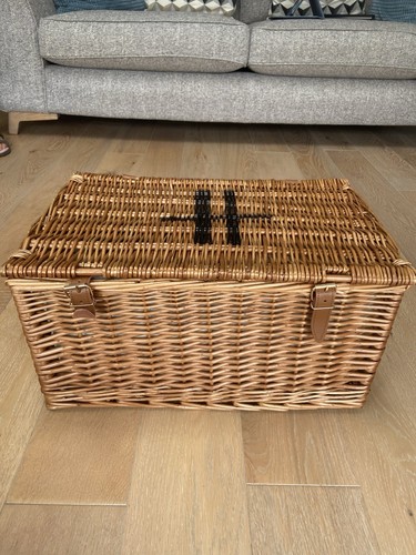 Harrods lined wicker hamper - harrods,