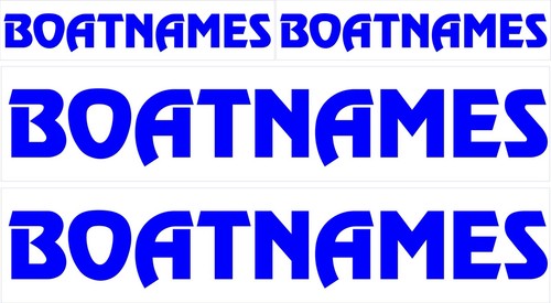 Large personalised boat - personalised,