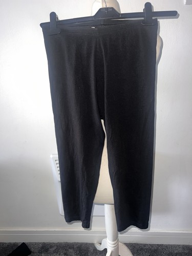 Black cropped leggings - cropped,