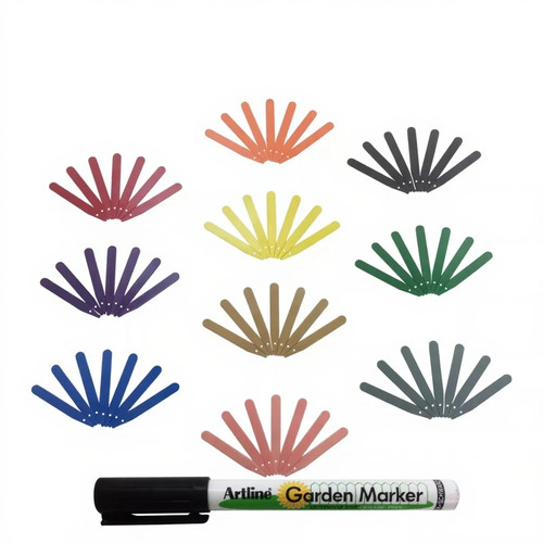 Coloured plastic plant pot - plastic,
