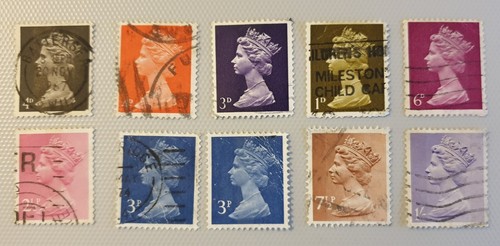 Old british postage - old,